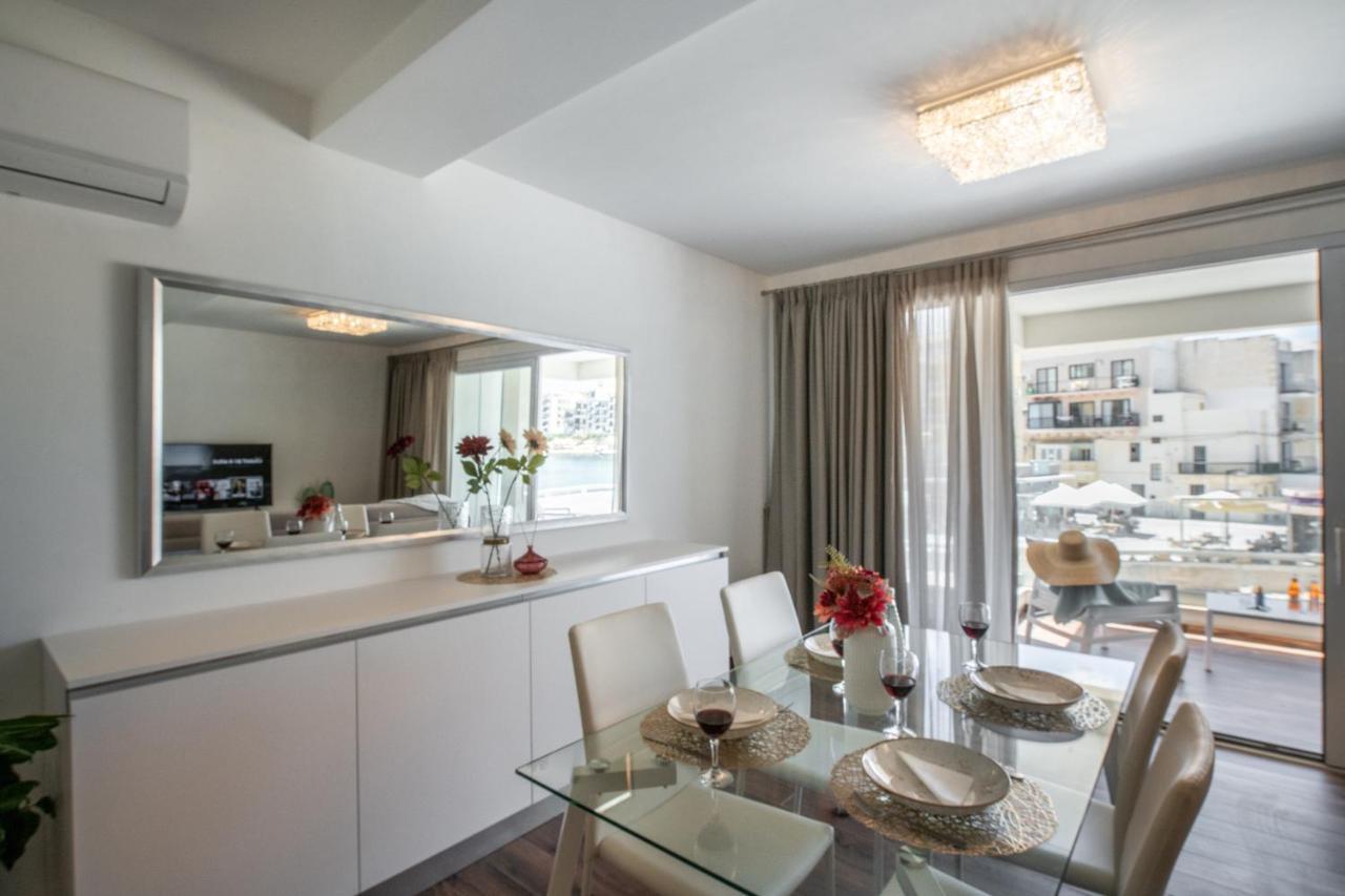 Electra Residence - Luxury Central Beachview Apartment Marsalforn Esterno foto
